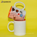 Tazas / tazas de café de cerámica de la alta sublimación de Quanlity 11oz que venden calientes